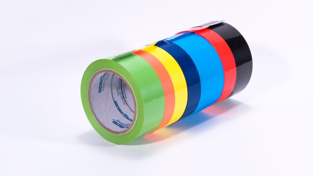 Multiple rolls of industrial tape